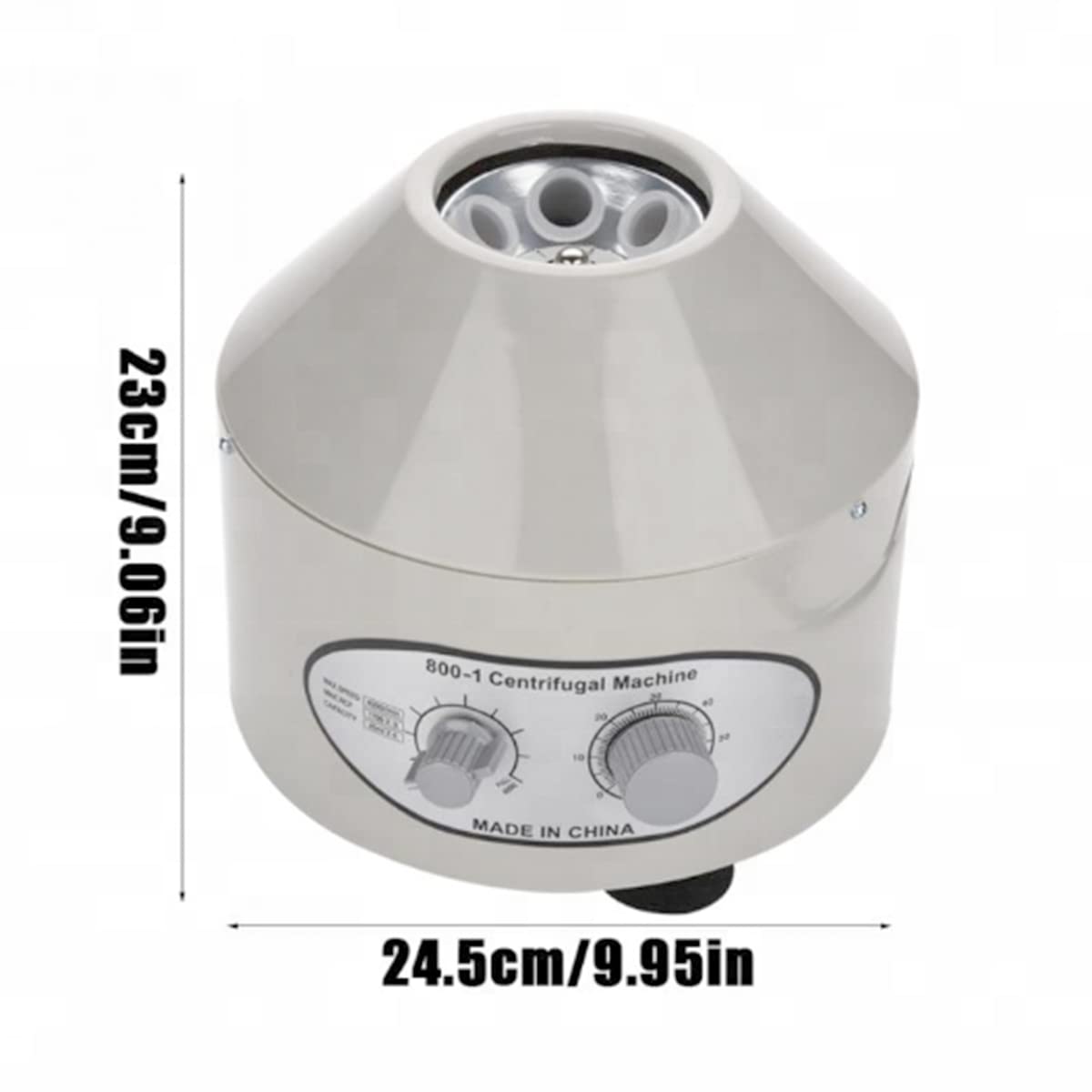 Centrífuga de sobremesa eléctrica pequeña, centrífugas de Laboratorio de 4000 RPM, máquina centrífuga eléctrica, centrífuga médica con velocidades Ajustables y Temporizador, 6 x 20 ml