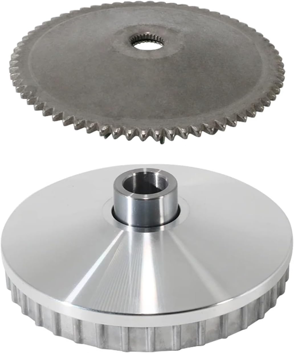 Motorcycle Front Drive Wheel Assembly for NHX110 LEAD110 & Lead110EX - OEM Replacement Parts, Aluminum Alloy, Silver, Compatible with 2008-2015 Models