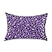 719 Cuscino Copricuscini 40X60Cm, Pelle di Leopardo Viola E Viola Leopardo Viola Copri Cuscini Esterno Caso Federa Decorativi Copricuscini per Regalo, Camera, Divano