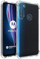 Capa Capinha Com Bordas Anti Impacto Para Moto One Fusion Tela de 6,5 Polegadas (Bluepink)