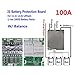 4S 100A 12V LiFePO4 Battery Board with Balance Function for DIY Equipment Safety Circuit Board for 3 Series 12V LiFePO4 Batteries Portable