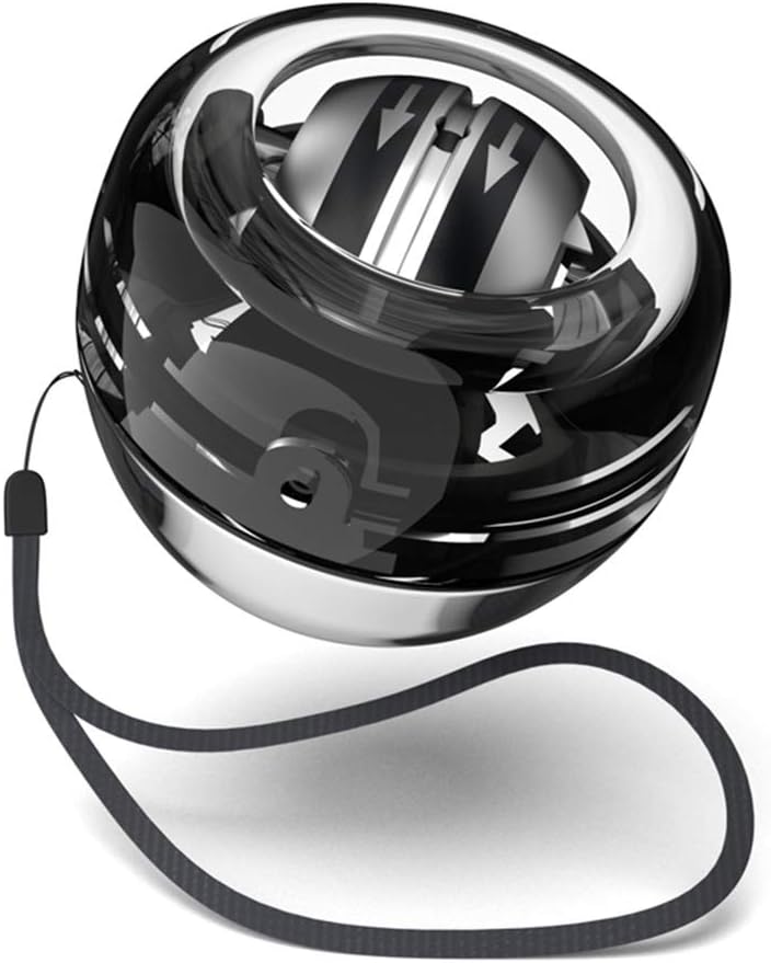 Auto-Start Wrist Trainer Ball, Gyroscopic Ball, Forearm Exerciser Strengthener, with LED Lights, for Stronger Arm Muscle (Color : Style 2) (Style 1)