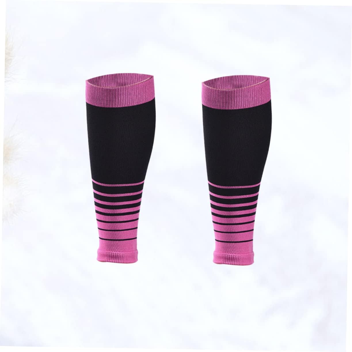 Ipetboom Calf Compression Sleeve Shin Guard for Runners Elastic Leg Sleeve Support for Calf Shin Protection