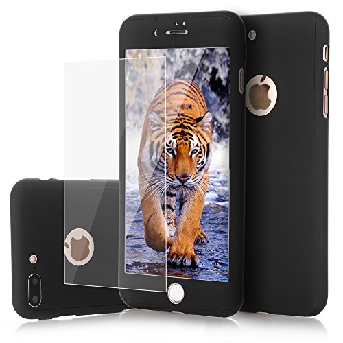 iPhone 7 Plus case, VPR 2 in 1 Ultra Thin Full Body Protection Hard Premium Luxury Cover [Slim Fit] Shock Absorption Skid-Proof PC case for Apple iPhone7 Plus (5.7inch) (Black)