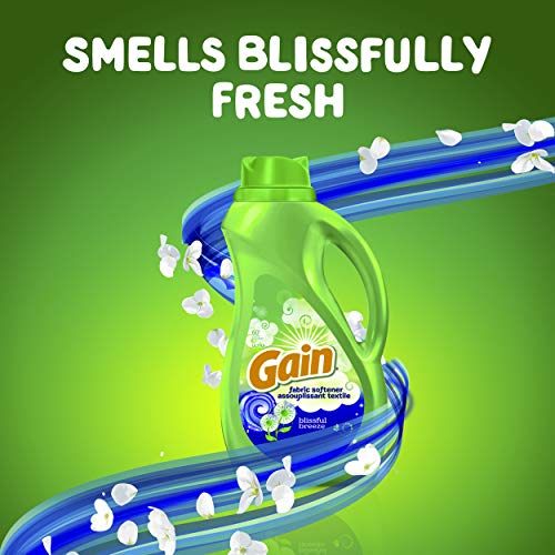 Gain Fabric Softener, Blissful Breeze, 129 Fl Oz, 150 Loads, He Compatible #TOP5