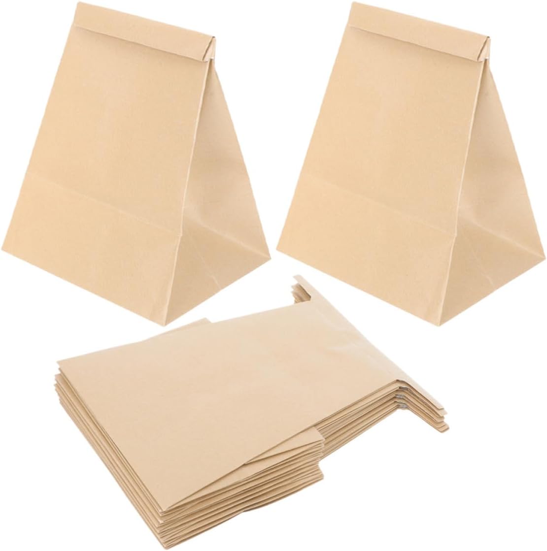 12pcs Self-sealing Motion Sickness Bags Made of Kraft Paper for Pregnant Women, Easy to Carry Travel Emesis Bags for Quick Cleanup and Outdoor Use