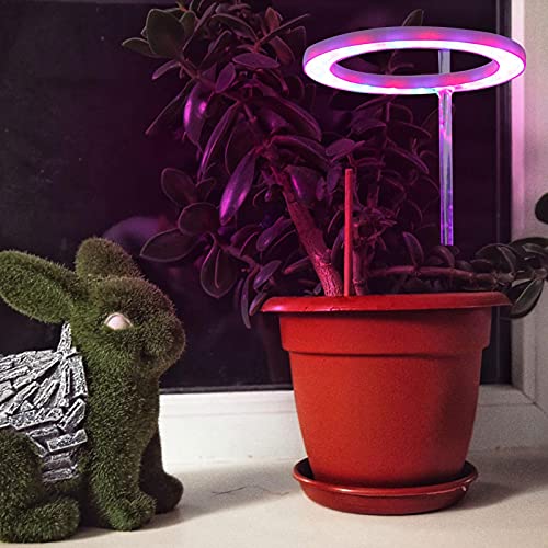 Luzes de cultivo para plantas de interior, luz de cultivo de plantas com haste de suporte, luzes de