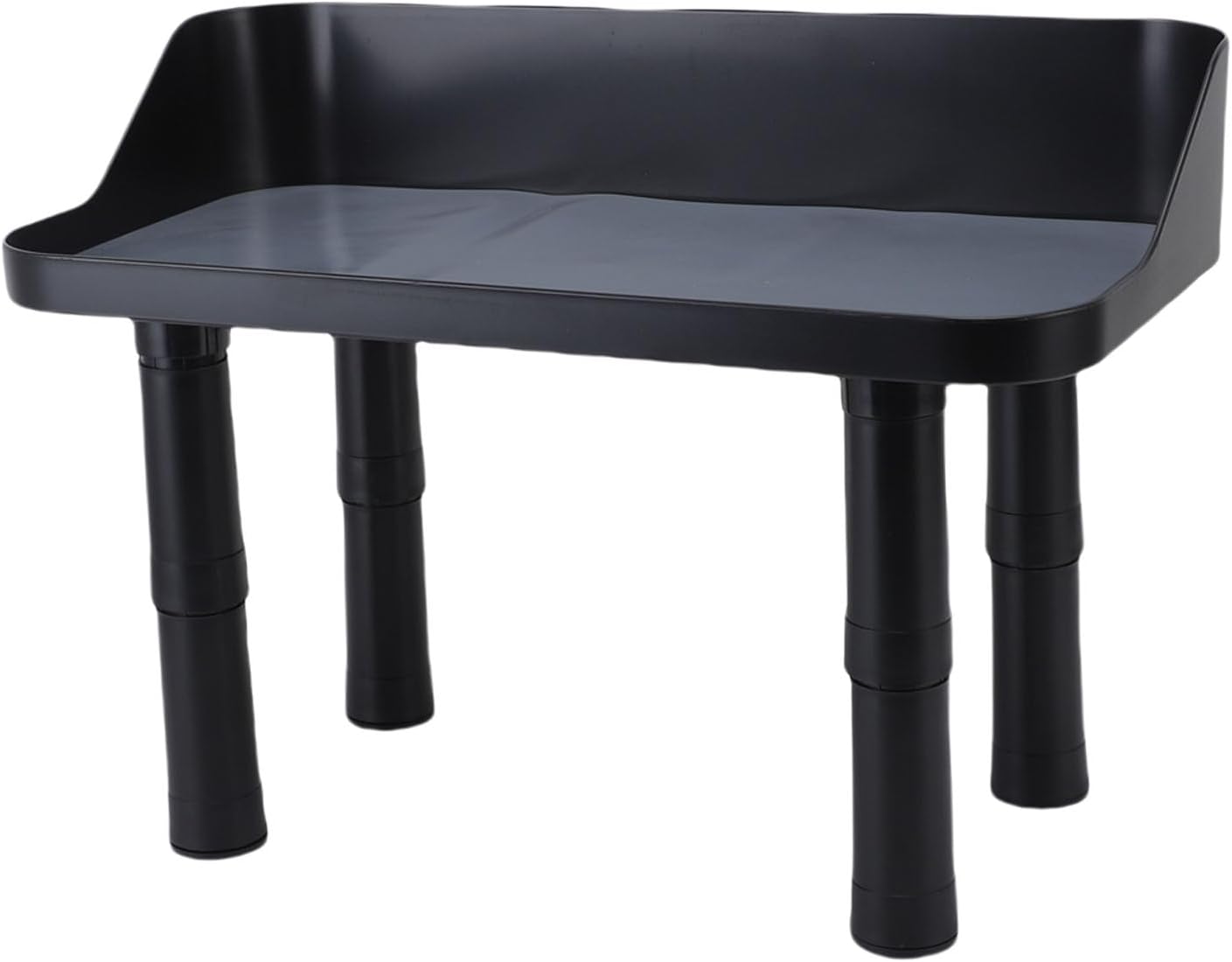 Keenso Adjustable Raised Pet Bowl Stand, ABS Material, Nonslip Design, Elevated Pet Feeding Table with 2 Bowls, Perfect for Small and Large Dogs