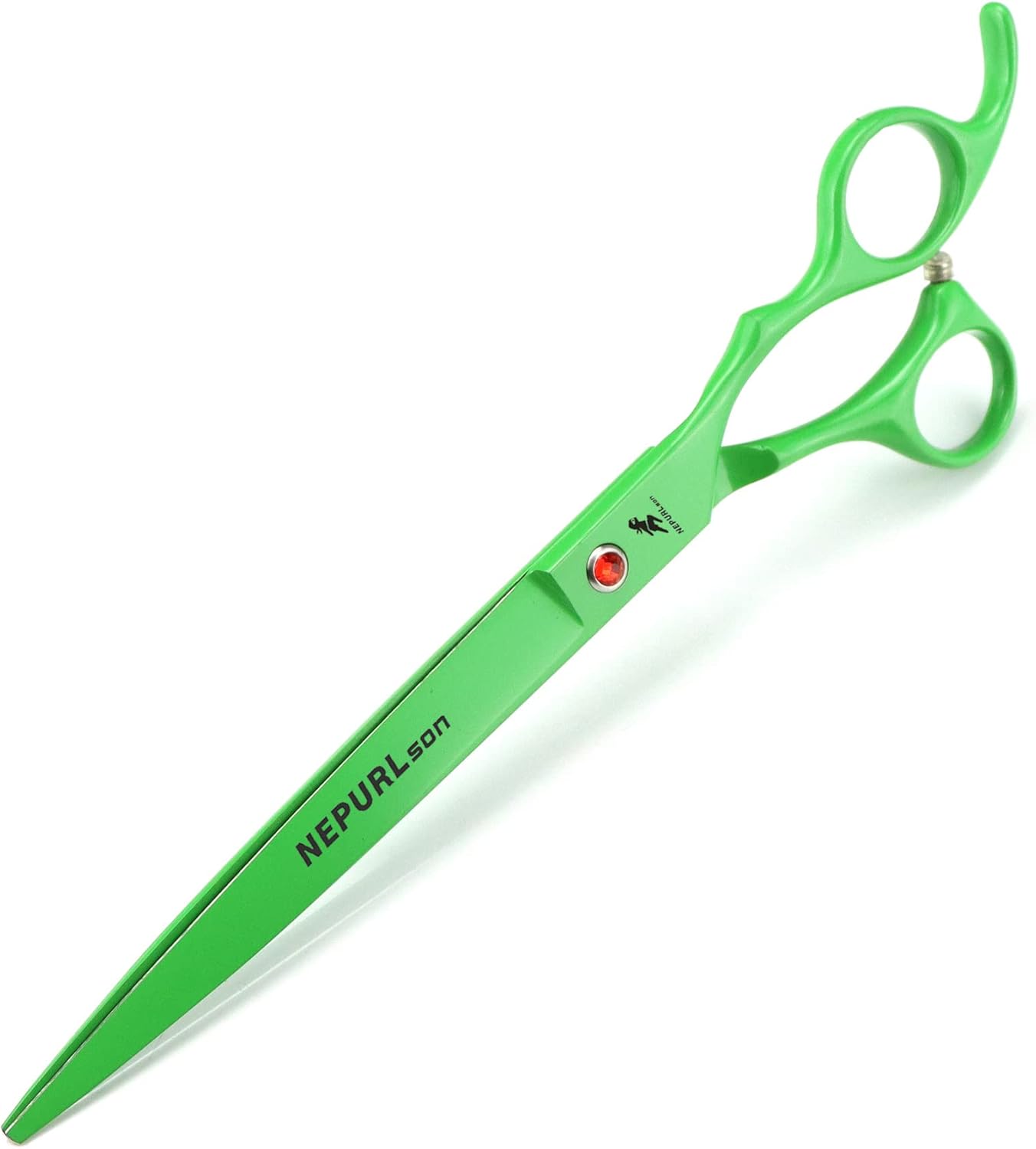 7.0-Inch Dog Grooming Scissors Set Pet Grooming Kit Fishbone Teeth Thinning Shears with Forceps Hairdressing Hair Styling Tool 5 Piece (Green)