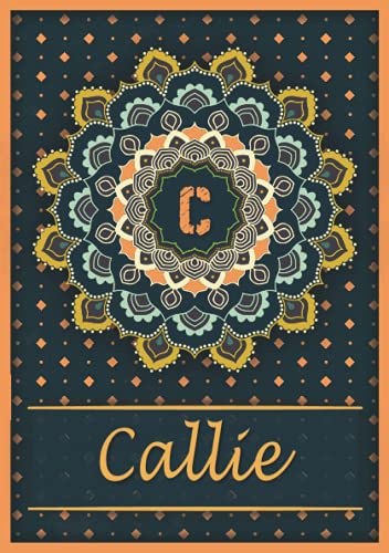 Callie: Carnet de notes A5 | Prénom personnalisé Callie | Monogramme C | Cadeau d'anniversaire pou Callie: Carnet de notes A5 | Prénom personnalisé Callie | Monogramme C | Cadeau d'anniversaire pou