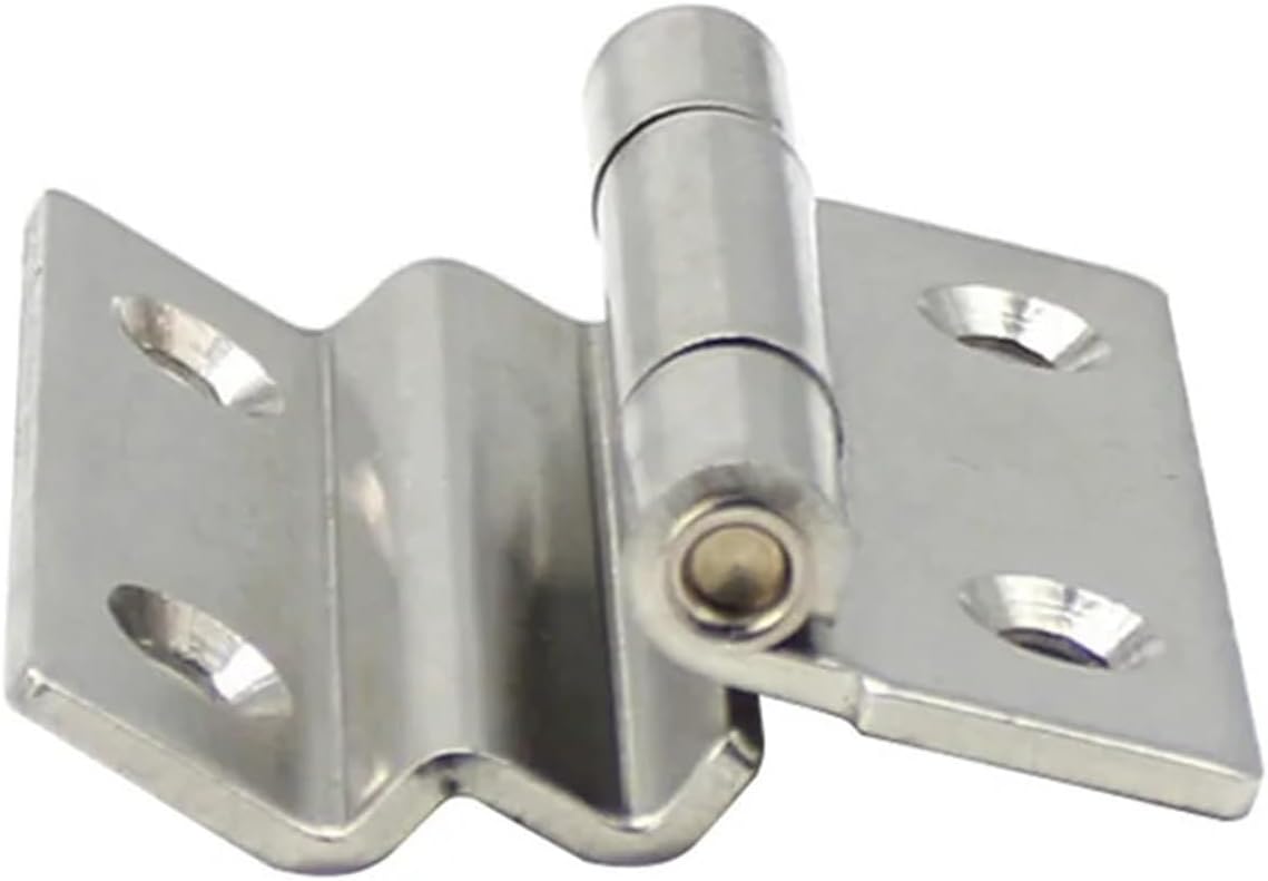 Stainless Steel Stepped Hinge Right-Angle Bending 1Pcs