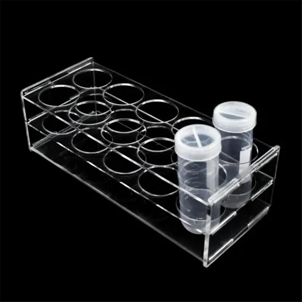 Support for tubes à centrifuger de 100 ml, support for 8 tubes, transparent, diamètre 40 mm