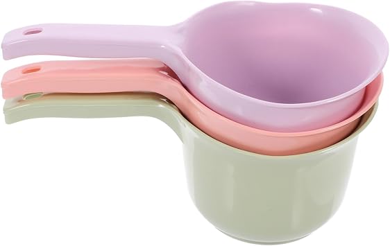 Efficient Water Transfer Large Capacity Scoop Ladle Spoon Set for Kitchen Bathroom and More