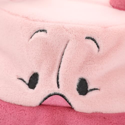 Bioworld Winnie The Pooh Piglet Pink Short Faux Fur Bucket Hat