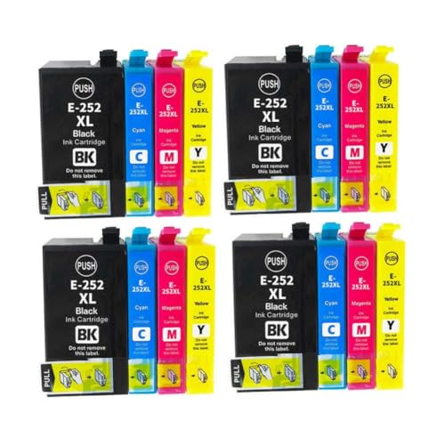 Cartouche d'encre T252 résistant au maculage pour corriger les erreurs d'impression sur WF-3620