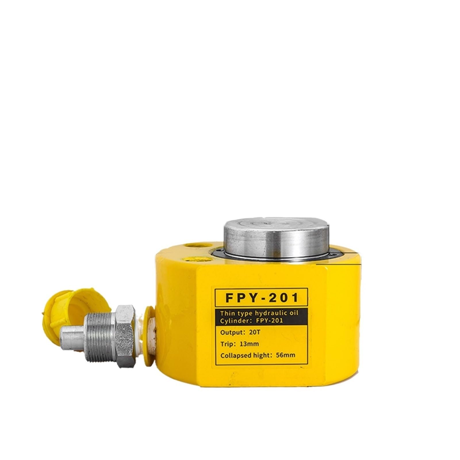 OLSKFUH Hydraulic Jack, 5T/10T/20T/30T/50T Ultra-Thin Portable Hydraulic Lifting Jack Split Hydraulic Booster Hydrocylinder,20T