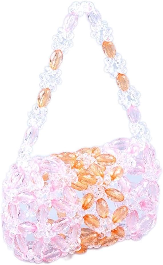 Autumn and Winter Flower Handmade Beaded Handbag