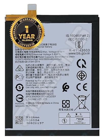 Image of Original LC-620 Battery for Nokia 6.2 /7.2 TA-1198 TA-1200 TA-1196 TA-1201 TA-1187 TA-1193 TA-1178 Battery with 1 Year Warranty***(A0102)