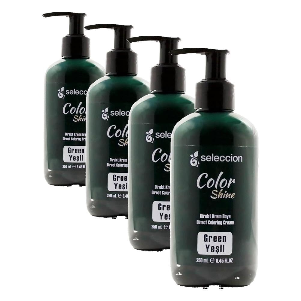 Seleccion 250 ml Su Bazlı Boya 12 Yeşil (4 paketi)