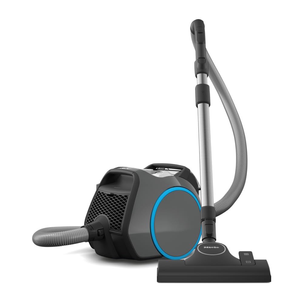 Miele Boost CX1 - Bagless cylinder corded vacuum cleaner, powerful, compact and agile with Vortex Technology and Hygiene AirClean filter, in Grey/Blue