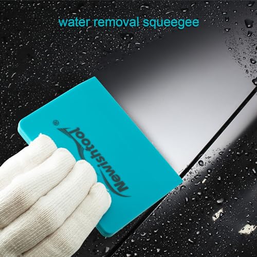 Image of NEWISHTOOL Soft Silicone Small Squeegee for Vinyl, 2 PCS PPF Tools Window Tinting V-Blade Scraper for Window Film Application, Car Paint Protective Film Installation & Water Removal | PPF Squeegee, Window Tinting V-Blade Scraper, Glass Film Application, Car Paint Protective Film Installation & Water Removal