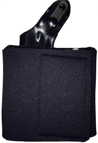 Ruger LCP 380 W/LASERMAX Pro Carry Ankle Holster Right Hand Black Leather & Neoprene Gun Holster