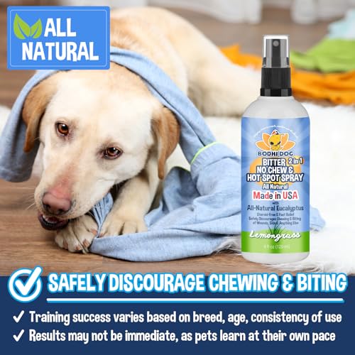 image for Bodhi Dog Bitter 2-in-1 No Chew & Hot Spot Spray - Natural Anti-Chew R