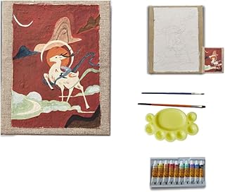 DIY Dunhuang Mural Painting Kit, Non-Heritage Cultural Art Craft for Adu...