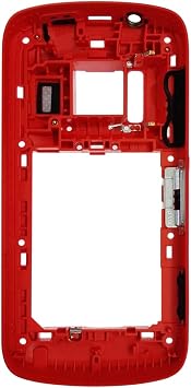 HONGYAN Replacement Parts for Nokia 808 PureView Middle Frame BezelBlack Cell Phone Accessories Color Red