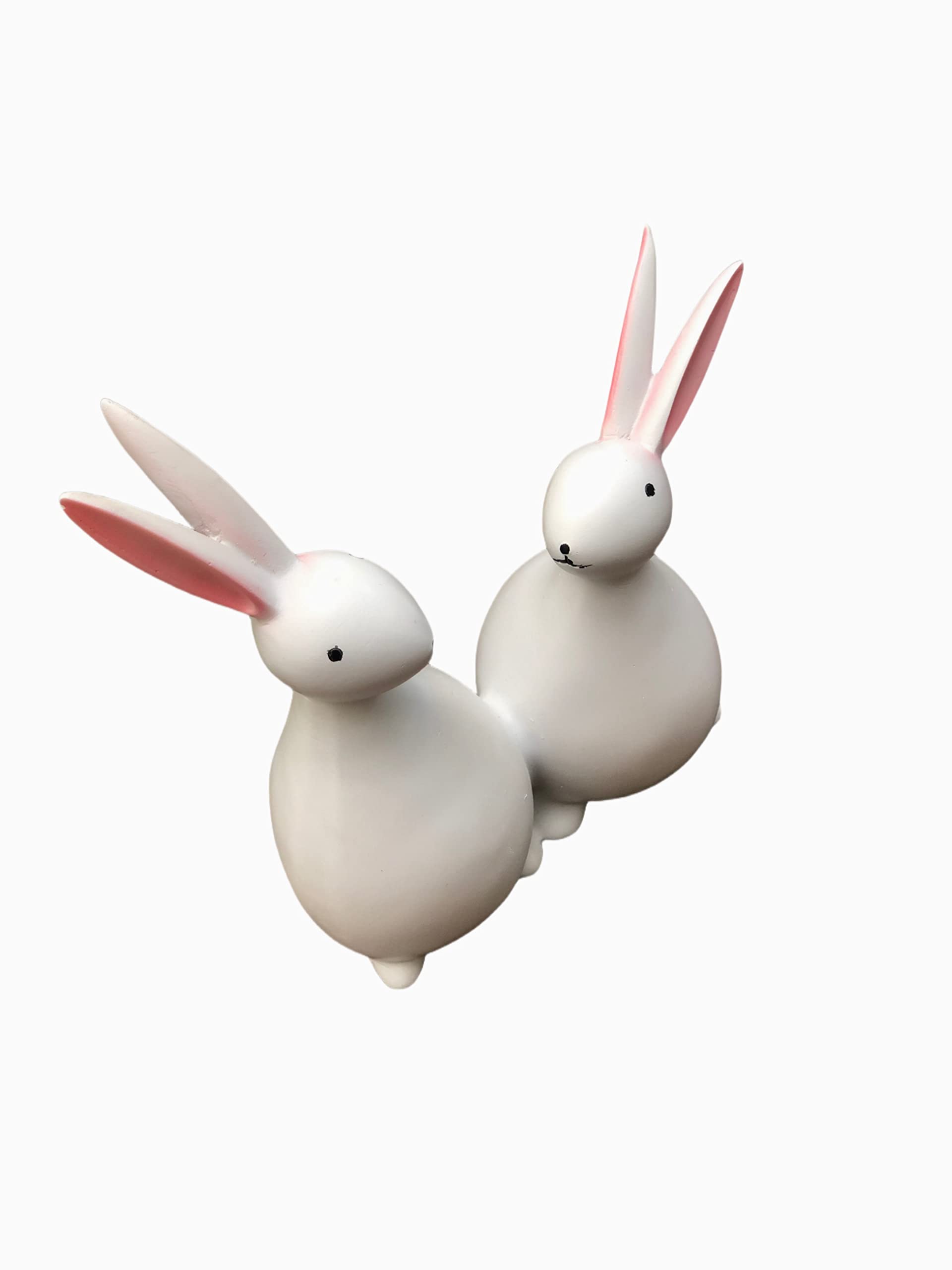 One Pair of White Rabbits for Home Decor : Amazon.in: Home & Kitchen