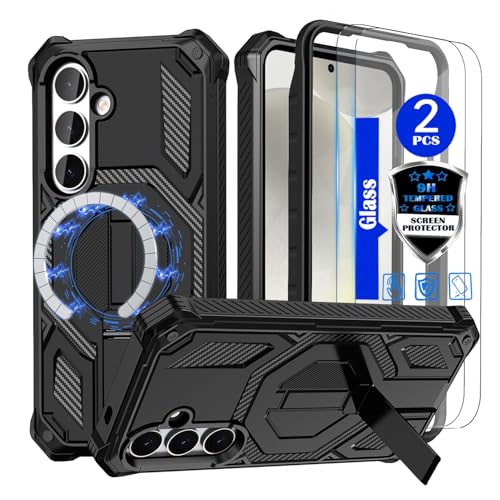 Coque Samsung Galaxy S24 Plus YmhxcY compatible MagSafe avec 2 verres trempés
