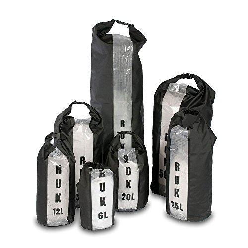 RUK Sport Dry Bags - Various Sizes - Canoe Kayak Sailing Watersports 50 Ltr