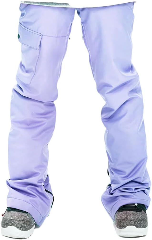 Women Winter Ski Pants Outdoor Windproof Waterproof Warm Snow Trousers Ski Snowboarding Pants