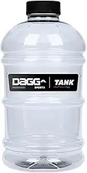 Garrafa Galão de Água Dagg Tank 2,2 Litros Squeeza Academia Treino Cor:Crystal