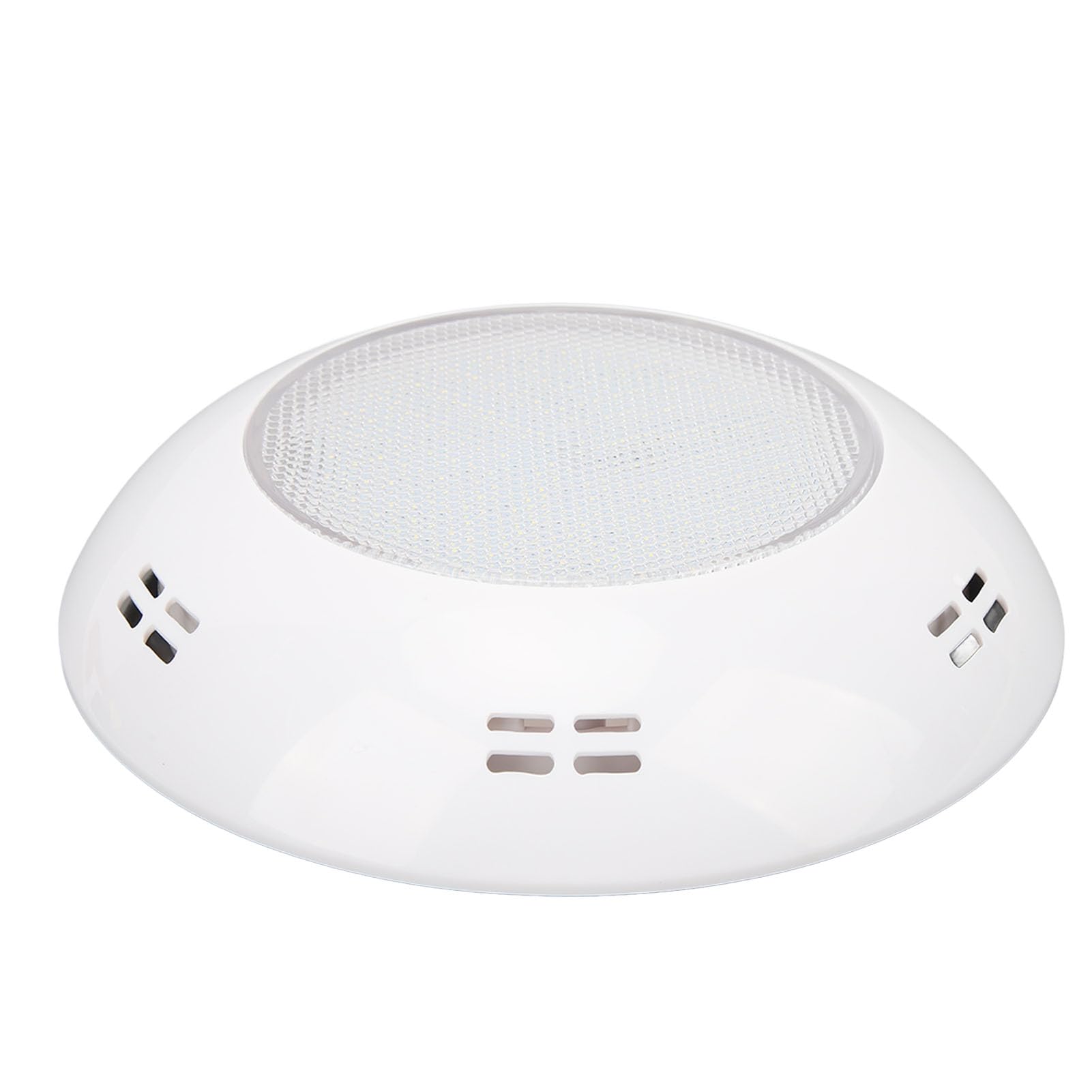 Naroote Unterwasserleuchten, IP68 Wasserdichte LED-Schwimmbadleuchten, 9,1 Zoll Durchmesser 6,1 Fuß Kabel, 18 W Helle LED für den Garten (weißes Licht)