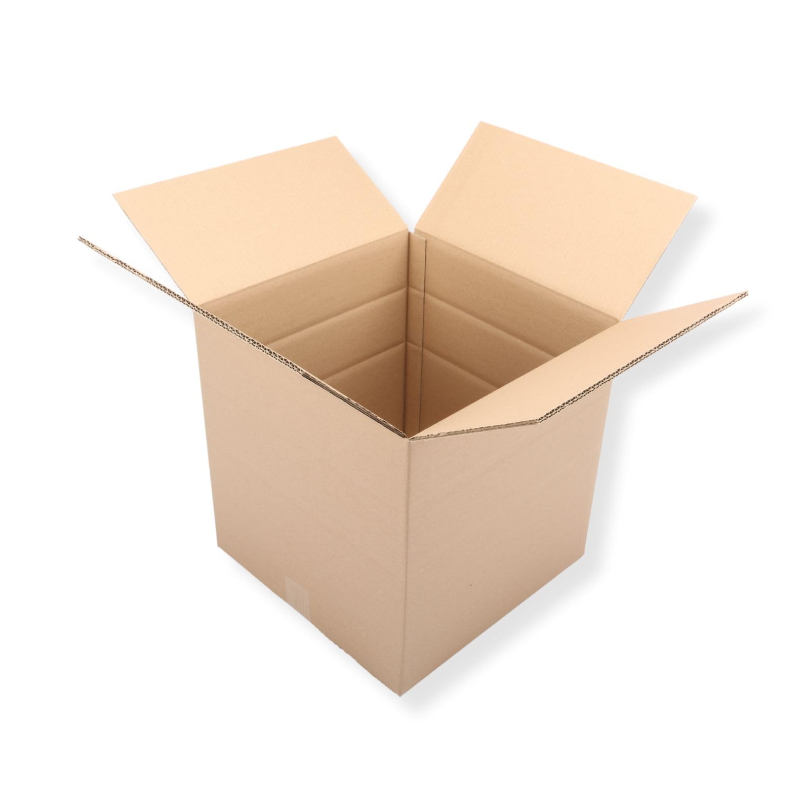 20 St. Faltkartons 400x400x400 braun 2-wellig 2.30 BC-Welle Modulkarton 6er Versandverpackung Bücherkarton Umzugskarton
