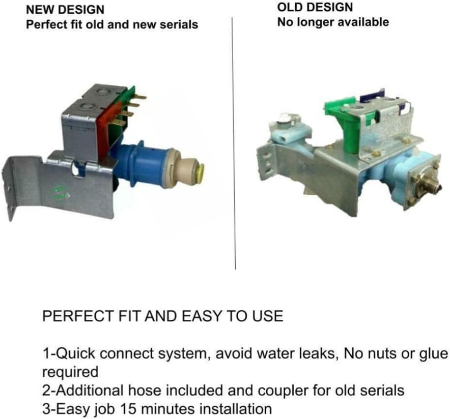 GLOB PRO SOLUTIONS Model X72 2203762 CKD1334 Refrigerator Water Valve Replacement for and compatible with Model X72 2203762 Heavy DUTY