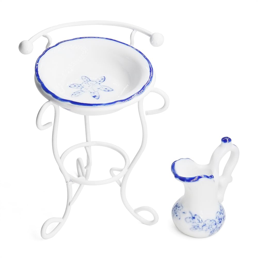 Accessoires Maison De Poupée 1/12 – Biberons, Bavoirs, Shampooing – 5 Pièces, Miniature, Décoration