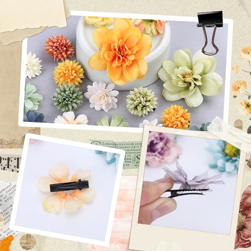 Set de 41 pinzas de flores para el cabello miniatura 6
