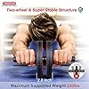Ab-Roller-Wheel-4-in-1-Kit-Set-Abs-Workout-Equipment-for-Abdominal-Core-Strength-Training-Exercise-Wheels-for-Home-Gym-Fitness-Ab-Machine-with-Jump-Rope-Push-up-Bars-Knee-Pad-Accessories Vinsguir Ab Roller, 4-in-1 Ab Roller Kit with Knee Pad