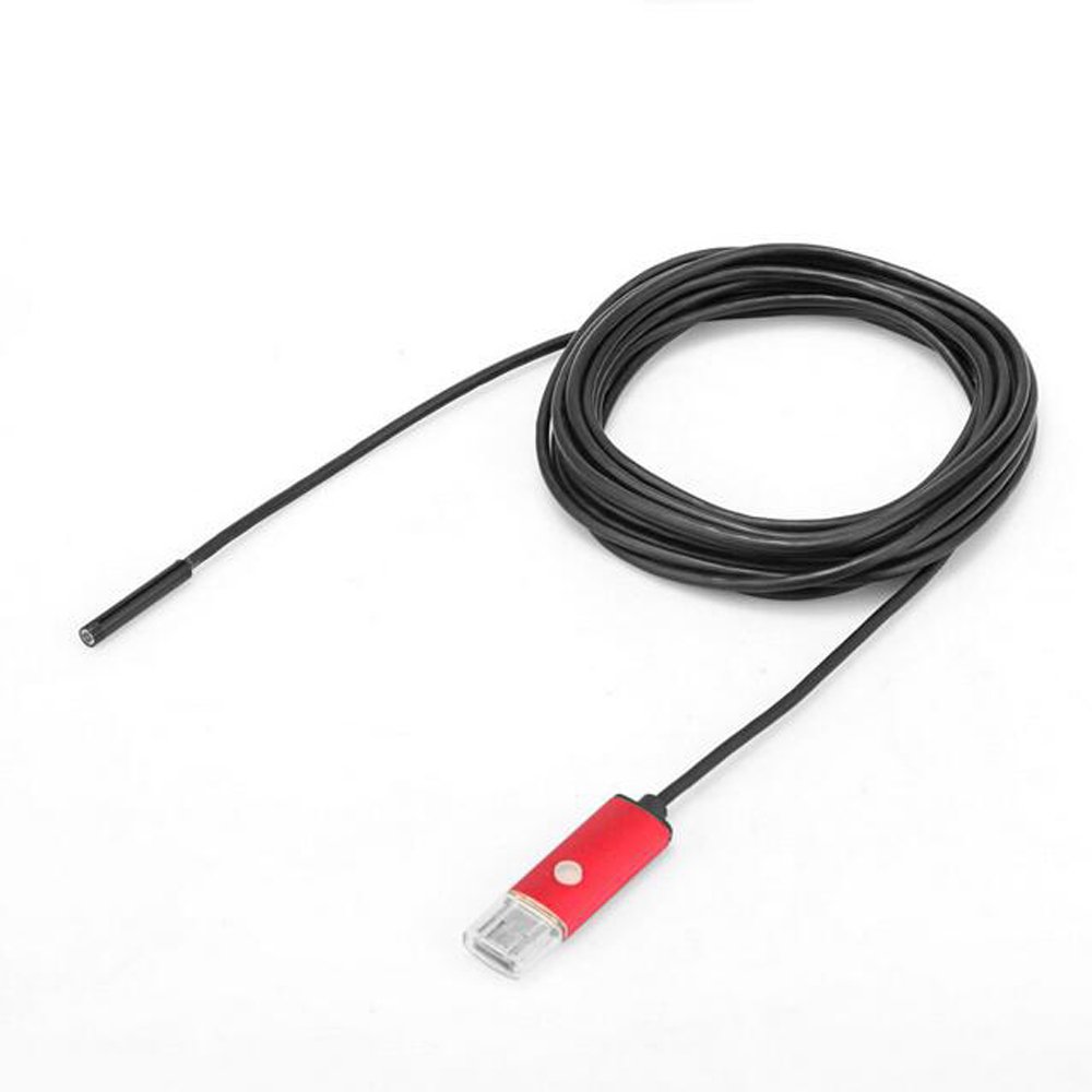Nueva 2 en 1 7 mm Lens Endoscopio 6LED Android y PC – 5 M