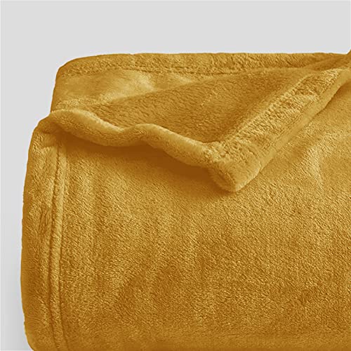 Oxford Homeware Fleece Blanket Sofa Throw Cuddly Reversible Soft Throws for Bed Couch, Settee - Image 2
