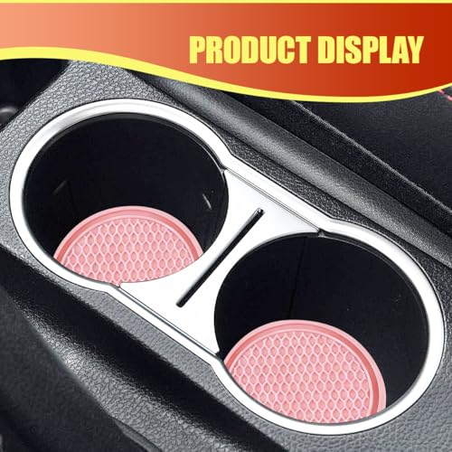 YoRise 4PCS coaster universal para portavasos de carro 2.7 pulg miniatura 6