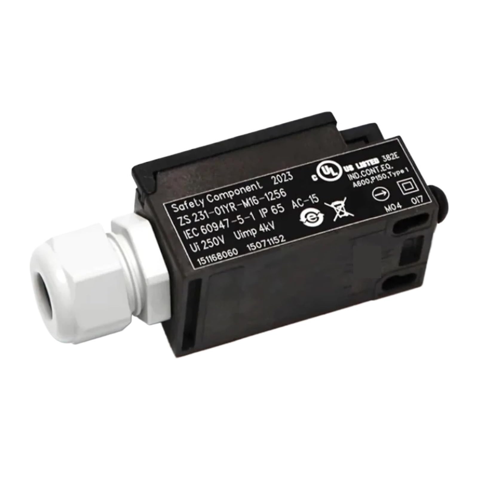 Limiteur de course ascenseur ZS231-01YR-M16-1256 stop pannes cabine cage