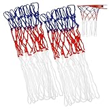 NOLITOY 2stücke Basketball-schussnetz Aus Nylon Strapazierfähig Und Reißfest Ersatz Für Innen...