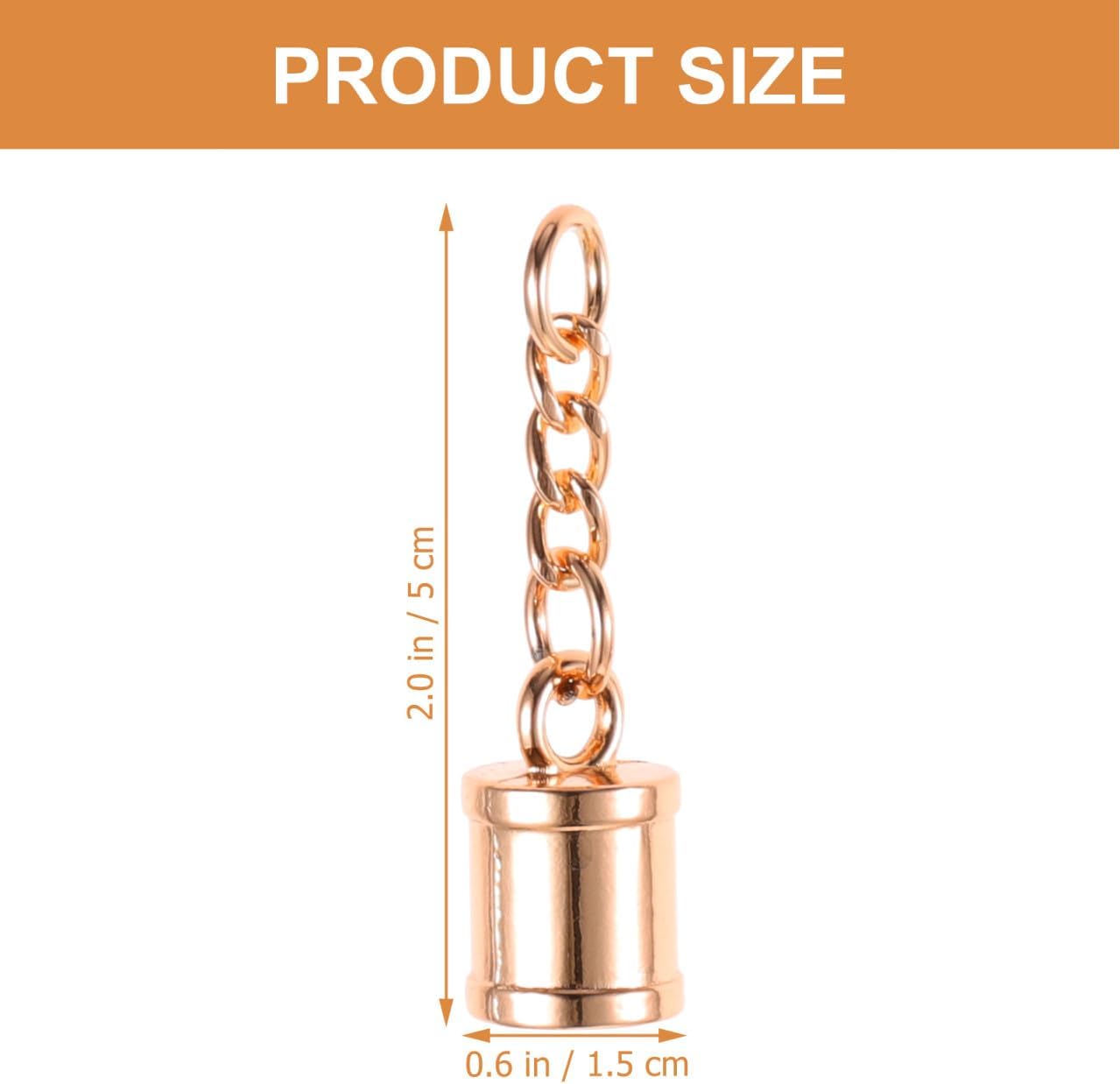 3sets Daily Use Rope Stoppers Tassel Maker Tassel End Caps for DIY Jewelry Designs 20pcs*3