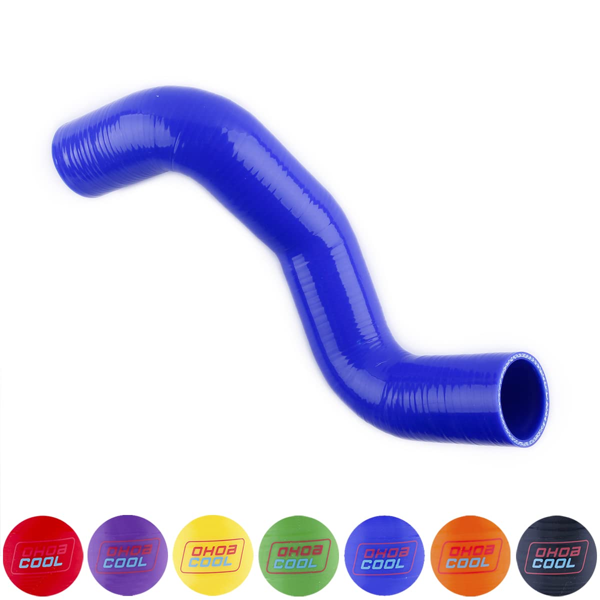 Kit de manguera de tubo turbo intercooler de silicona para Land Rover Freelander TD4 (azul)