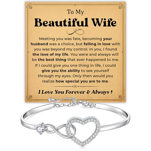 To My Wife �u���X���b�g�A�v����̍ȃC���t�B�j�e�B�n�[�g�u���X���b�g�A�v����̍Ȃ̃W���G���[�M�t�g�A���b�Z�[�W�J�[�h�ƃ{�b�N�X�̈Ӗ��A�E�F�f�B���O�M�t�g�A�o�����^�C���A�a�����A�L�O���A�N���X�}�X�M�t�g, Heart Bracelet, �L���[�r�b