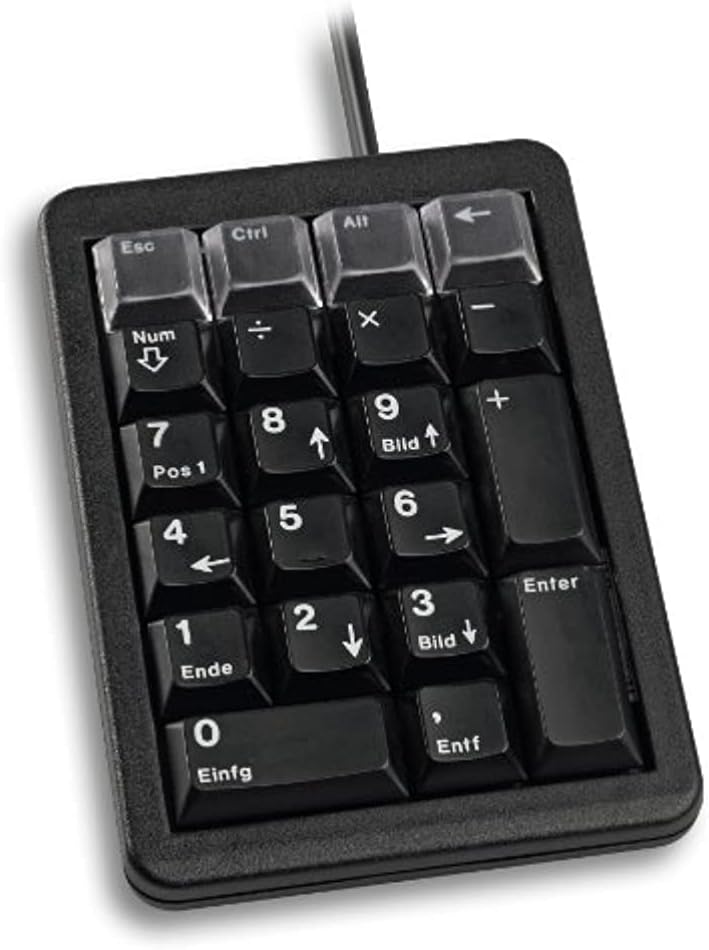 Cherry UltraSlim Programmable Keypad, Light Gray - 26 Keys (G84-4700LUCUS-0)