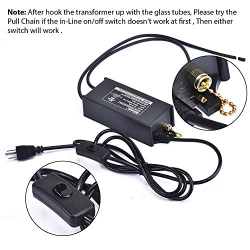 Brand New 10KV 10000V Power Supply for Glass Neon Sign Electronic Neon Light Beer Signs Bar Lights Transformer 120V 50/60Hz(UL Approval) - Thumbnail 2